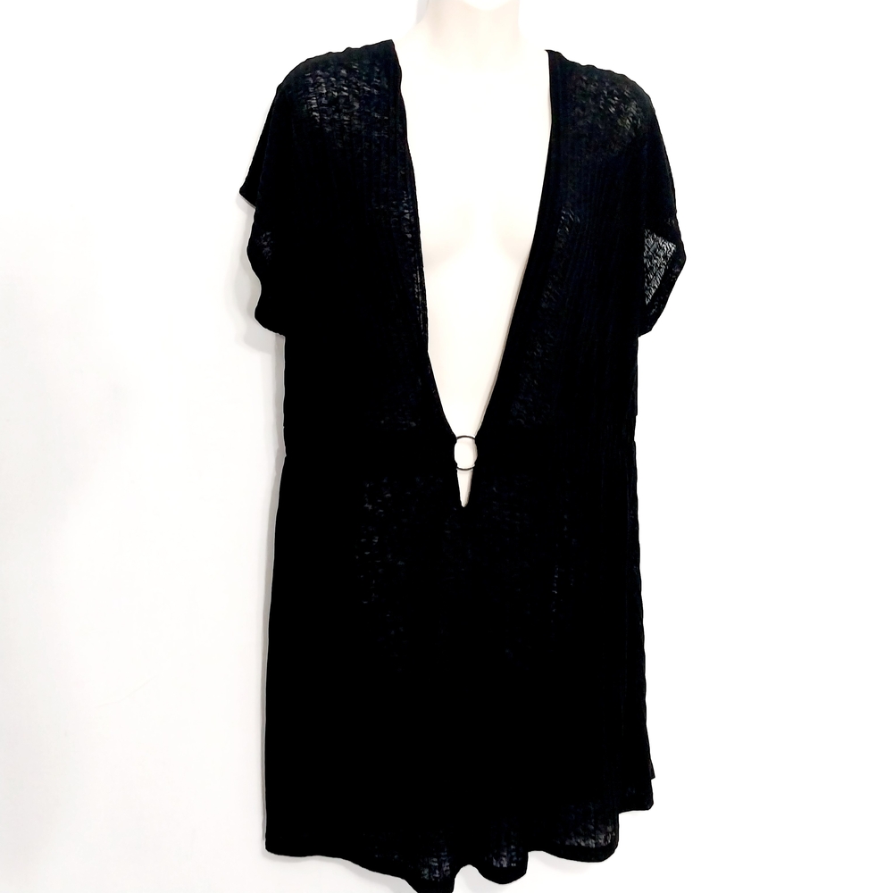 🔵BOGO FREE🔵 PortoCruz Swim Coverup Black Dress Sz 1X
